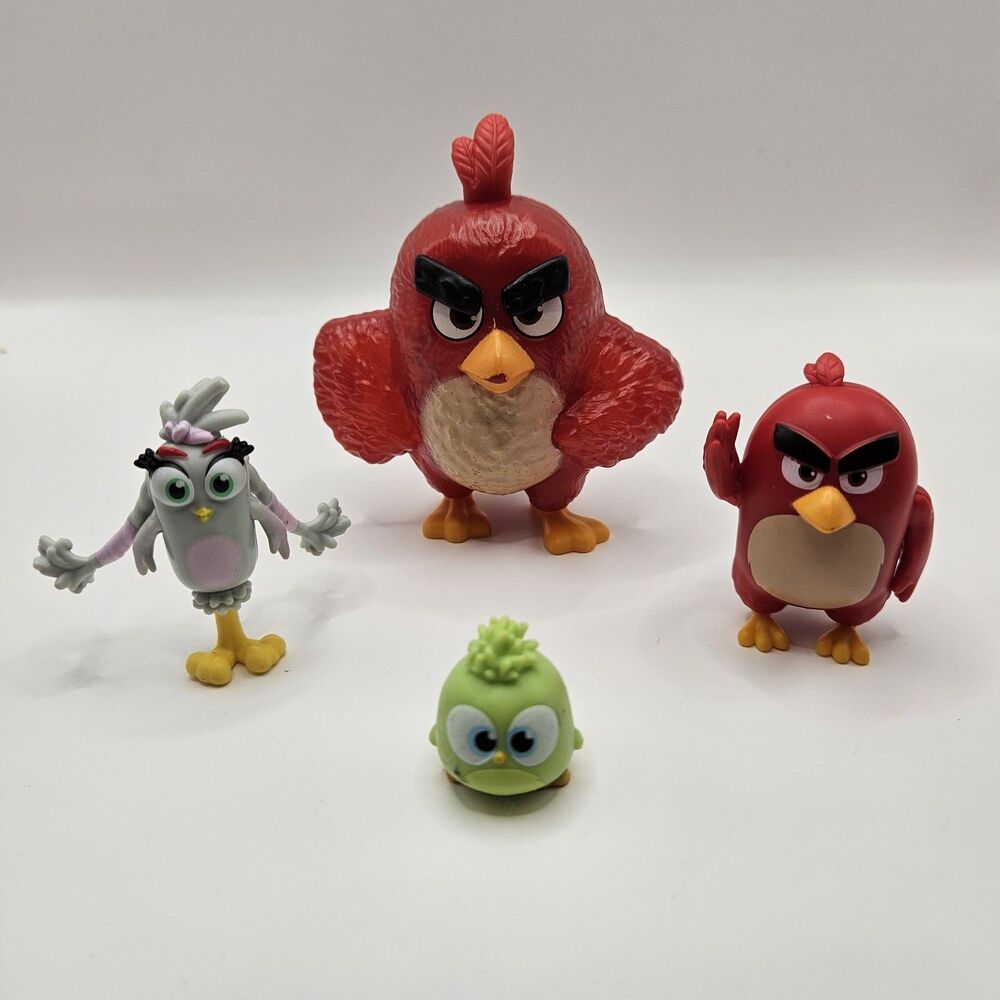 Angry Birds McDonalds Happy Meal Toys Lot 2016 Rovio Red Bird Matilda Pig...